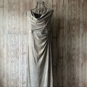 𝅺connected Apparel Silver Dress